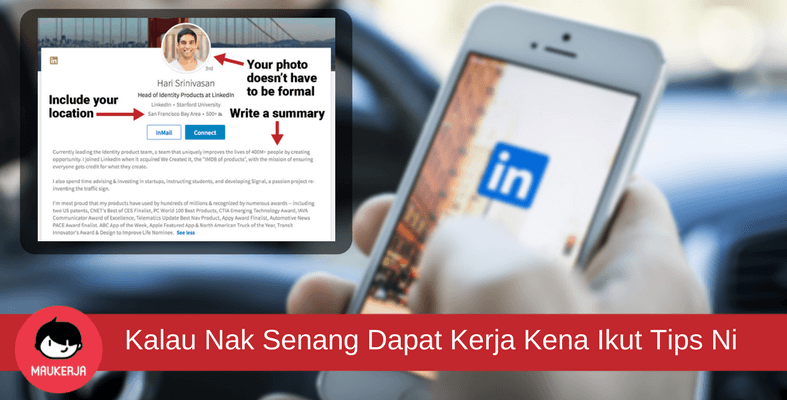 Perkongsian Dari Staff LinkedIn Sendiri Profile Yang Membuatkan ...