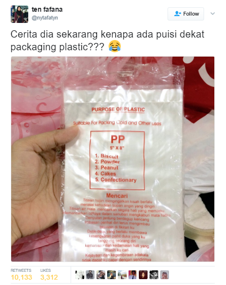 Menarik Betul Cara Taukeh Kilang Plastik Ni Gunakan Ungkapan Puitis Untuk Tarik Pelanggan