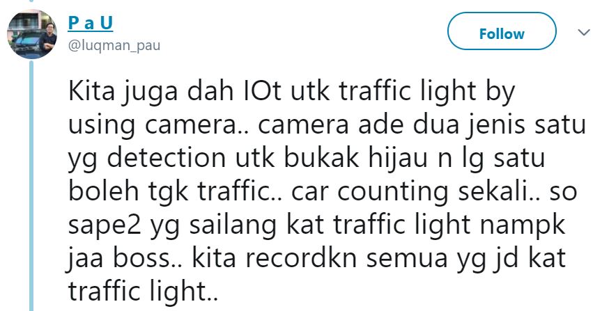 Patutlah Kadang-Kadang Lambat Nak Tunggu Traffic Light 
