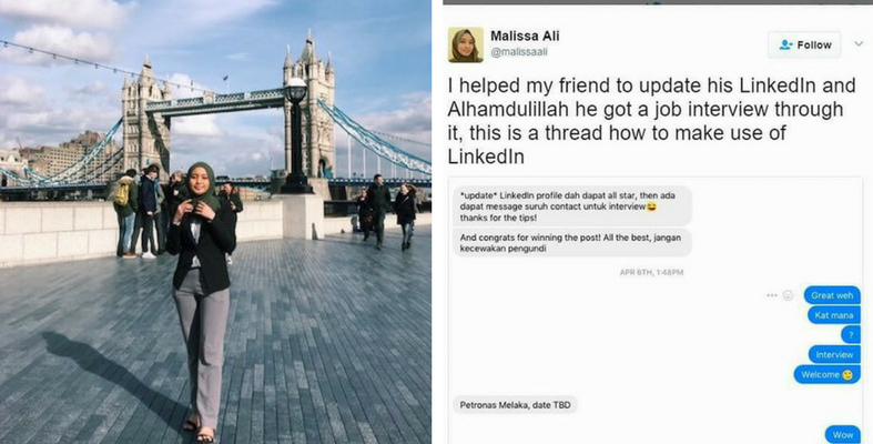 7 Info Yang Gadis Ini Buat Di LinkedIn Telah Berjaya Bantu Calon Dapat Offer Interview