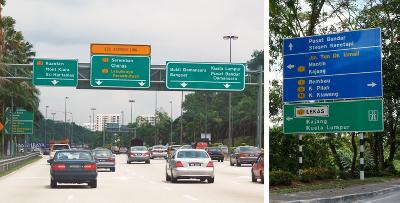 Setiap Huruf, Warna & Bentuk Pada 'Signboard' Di Jalan Raya Ada Maksud Tersendiri, Rujuk Sini!