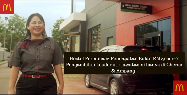 Hostel Percuma & Pendapatan Bulan RM2,000++? Pengambilan Leader utk jawatan ni hanya di Cheras & Ampang!