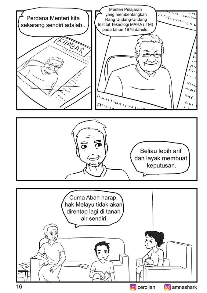 18K Share Dalam Sehari, Komik Yang Menjelaskan Kenapa UiTM