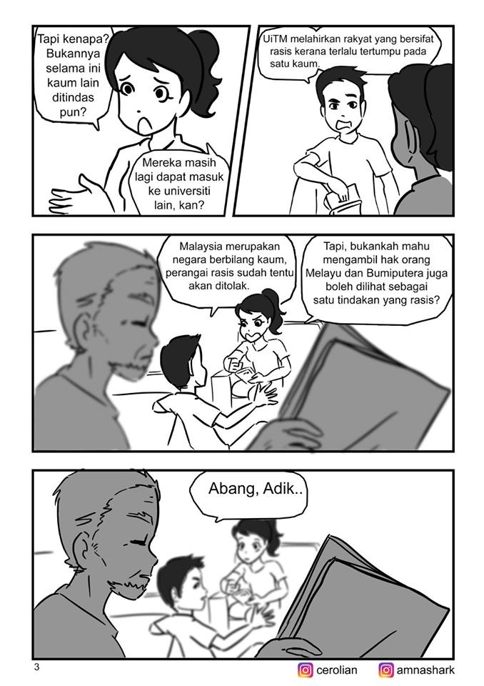 18K Share Dalam Sehari, Komik Yang Menjelaskan Kenapa UiTM 