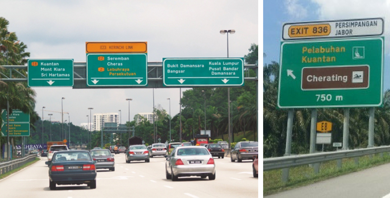 Setiap Huruf, Bentuk & Warna Pada 'Signboard' Di Jalan Raya Ada Maksud Tersendiri Weh! 