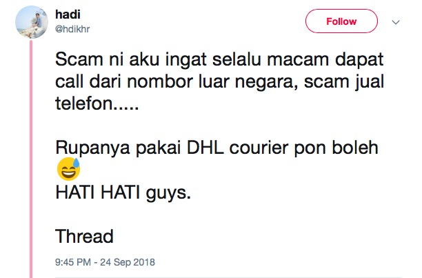 Hati Hati Postage Penipu Ramai Yang Dah Kena