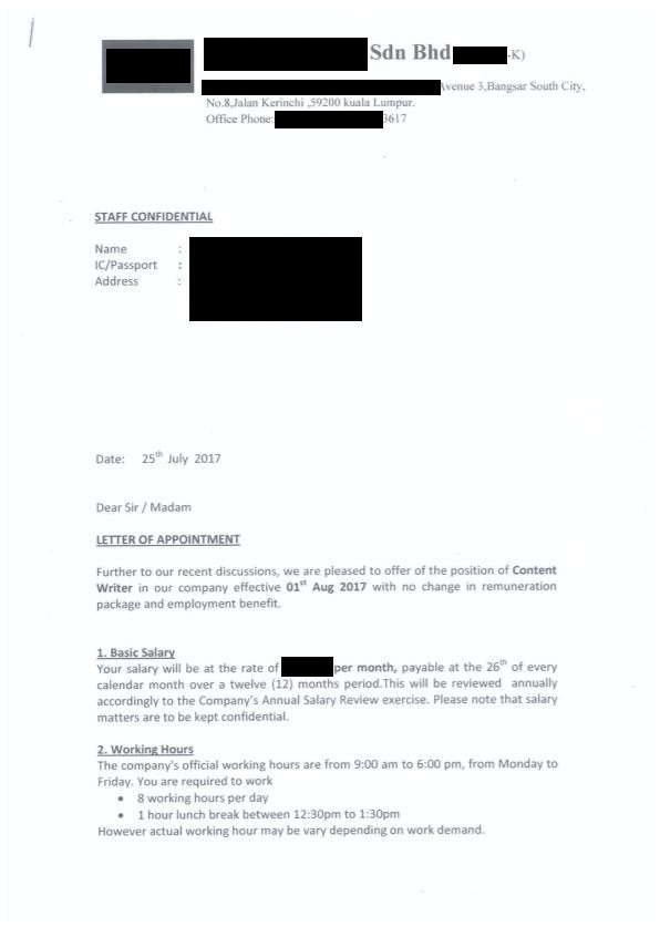 Featured image of post Offer Letter Contoh Surat Tawaran Kerja Contoh application letter untuk perusahaan luar negeri