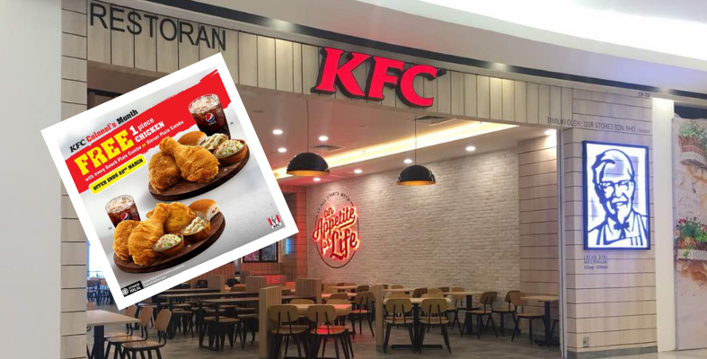 KFC Bagi Satu Ketul Ayam FREE Bila Beli Snack Plate & Dinner Plate Combo Sekarang!