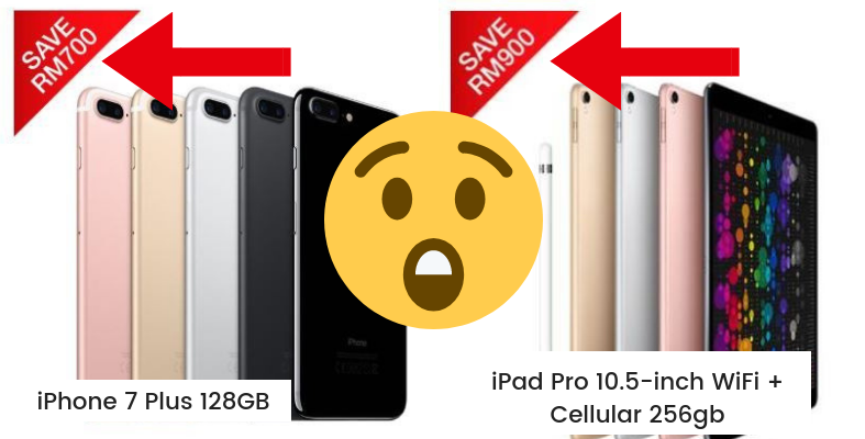 iPhone 7 Plus 128GB Jimat Sampai RM700 & Banyak Lagi Produk Apple Turun Harga Di Promo Machines!