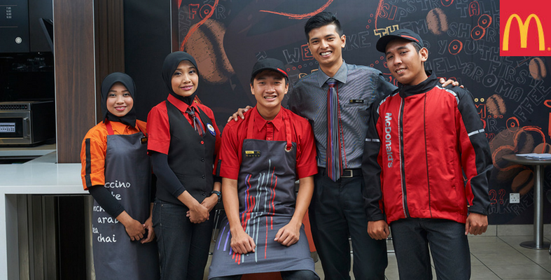 McDonald's Restaurant Industry Trainee Program Dengan Elaun Bulanan RM1,000-RM1,400 & Siap Sijil! Terbuka Seluruh Malaysia!