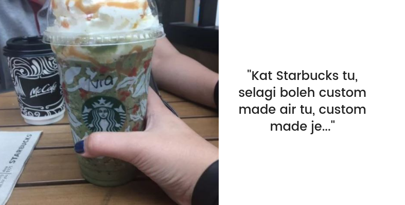 Wanita Ini Kongsi Cara Nak 'Customize' Minuman Starbucks Dan Hasilnya...