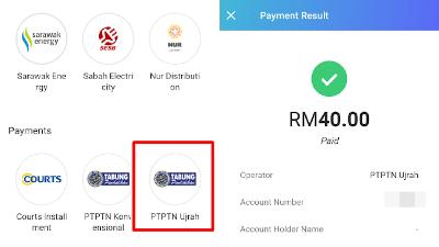 Ini Cara Mudah Bayar PTPTN Dengan e-Wallet Touch n Go - Semak Sekarang!
