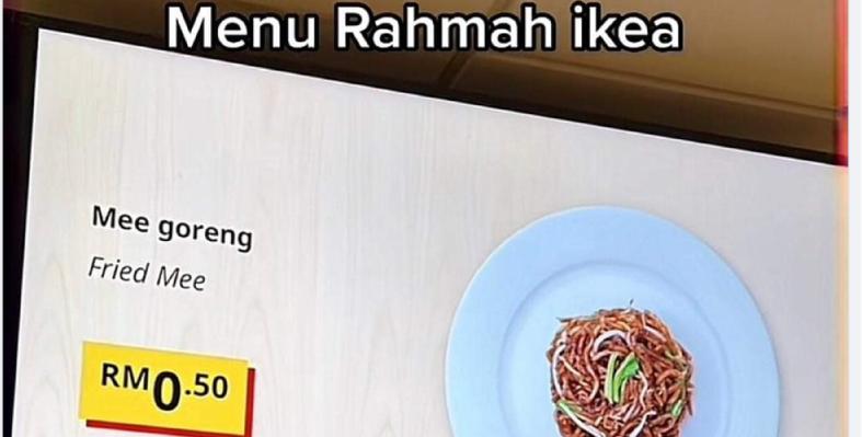 Ikea kenalkan MENU RAHMAH? Harga serendah RM3.50 pun ADA! JOM SERBU!