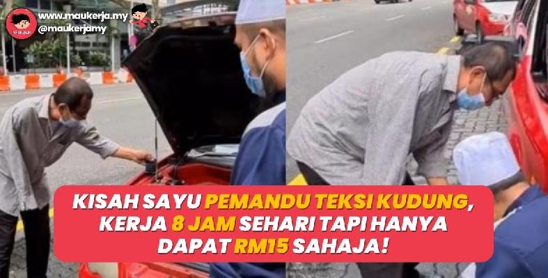 Kisah sayu pemandu teksi kudung, kerja 8 jam sehari tapi hanya dapat RM15 sahaja!