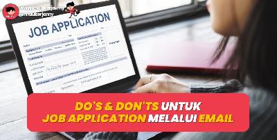 Do's & Don'ts Untuk Job Application Melalui Email 